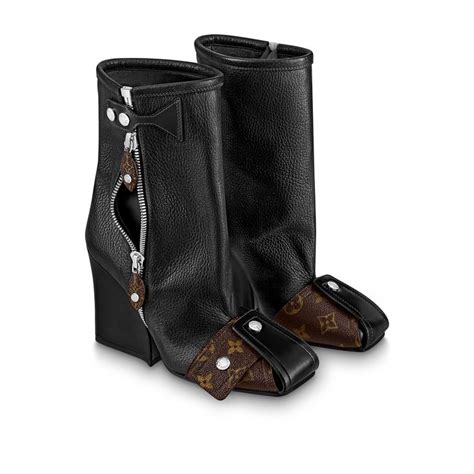 louis vuitton knee pad|Edge Wedge Knee Boot .